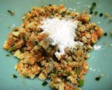 鮭と冷凍豆腐のキャベツの重ね蒸し作り方3写真