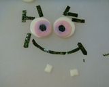 キャラ弁 スポンジボブ 弁当作り方4写真