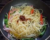 食べるラー油のペペロンチーノ作り方4写真