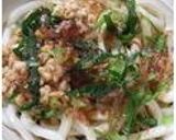 ジュワ♪カリッ！ごま油で美味しい冷うどん作り方10写真