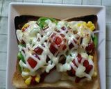 魚焼き機でトーストピザ☆作り方5写真