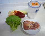 鶏ブロッコリーサラダinオーロラソース作り方1写真