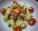 ロコモコ風☆たまご丼作り方13写真