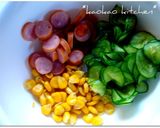 そうめんサラダ*ゆずこしょう風味作り方1写真