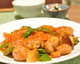 薄切り肉を使って☆揚げない酢豚作り方8写真