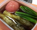 あっさりヘルシー☆夏野菜の冷やしダシ☆作り方5写真