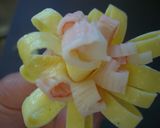 お弁当アイデア♪薄焼き卵で綺麗なお花作り方4写真