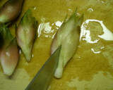 茗荷とおかかのあっさりおひたし作り方1写真