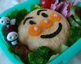 キャラ弁　簡単　アンパンマン　弁当作り方4写真