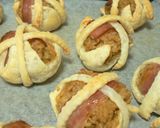 ぱくっ♫サクッ♪ベーコン焼きおにぎりパイ作り方9写真