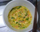 *水菜カニ玉*作り方4写真