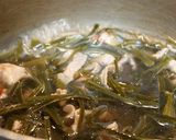 ◇残りだし昆布で◇水菜と豚肉の煮物作り方2写真