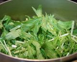 ◇残りだし昆布で◇水菜と豚肉の煮物作り方3写真