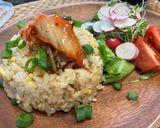炊飯器⌘豚バラネギ塩チャーハン作り方5写真