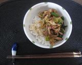 調理時間、3分！チャーシュー丼作り方5写真