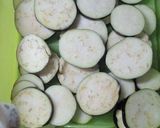 ルクエで簡単　茄子と豚肉の重ね蒸し作り方1写真