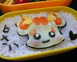 平面なキャラ弁☆まめっち＆ラブリっち♡作り方14写真
