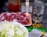 牛肉のビール煮作り方1写真