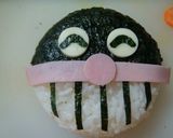 キャラ弁　バイキンマン　簡単　おにぎり作り方6写真