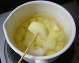 材料4つ！明太ポテトチーズ焼き作り方3写真