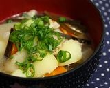 見栄えも味も栄養も◇残り昆布で豚汁を作り方5写真