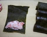豚肉使用だしをとった後の昆布巻き◇おせち作り方1写真