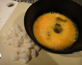 めんつゆで☆にらとねぎの卵とじ丼♪作り方2写真