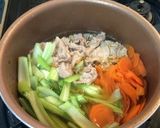 豚肉とチンゲンサイの薄味煮作り方4写真