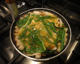 めんつゆで☆にらとねぎの卵とじ丼♪作り方5写真