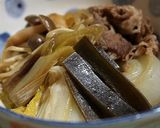 すき焼きにだしをとった後の昆布をin◇作り方1写真