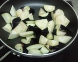 なすとしめじと鶏肉のとろみ炒め作り方1写真