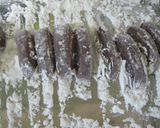 ぶどう色したキャンディ包みのチーズ大福作り方8写真