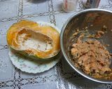 ♪かぼちゃ de 簡単肉詰めあんかけ作り方3写真