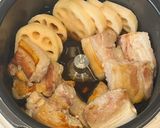 れんこん入り豚の角煮作り方3写真