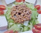 ■節約レシピ納豆と豆腐で親子サラダ■作り方9写真