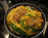 イワシ☆カツ丼☆玉ねぎとにらを入れて♪作り方12写真