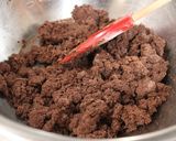 ココア生地☆バナナチョコ・チップ～タルト作り方5写真