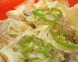ルクエひとつで、たれがけ豚肉の蒸し物。作り方3写真