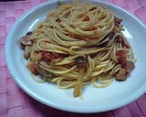 ナスとチーズのトマトソーススパゲッティ♪作り方6写真