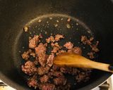 アメリカ★大根と牛ひきのしょうが風味煮物作り方2写真