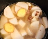 アメリカ★大根と牛ひきのしょうが風味煮物作り方3写真