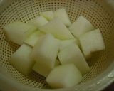 冬瓜と鶏肉の具だくさんスープ作り方1写真