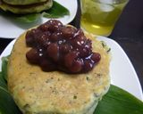 緑茶のホットケーキ♪作り方7写真