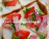 ソース無し☆簡単さっぱりピザトースト作り方5写真
