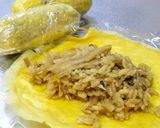 スティックオムライス＆オムソバ。作り方2写真