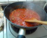トマトも美味しいミートソーススパゲティ作り方4写真