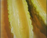 *白ゴーヤ＆赤オクラ★スパイスサラダ*作り方1写真