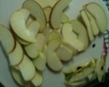 焼きりんごバナナホイップぞえ作り方3写真