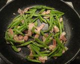 インゲンとベーコンのチーズ炒め★作り方4写真