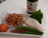 簡単おつまみに♪イカオクラ納豆作り方1写真